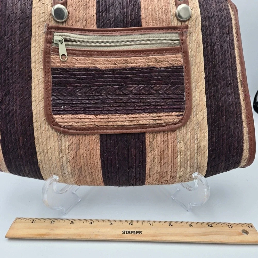 Stylish Brown and Tan Hobo Bag